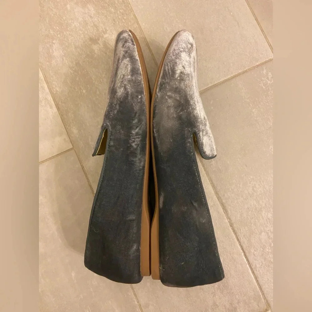 Birdies The Starling Shoes Velvet Grey Size 12 - Picture 7 of 8